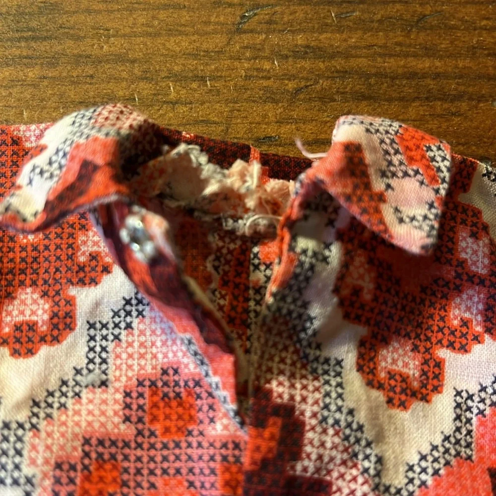 Vintage Barbie geometric pattern dress
